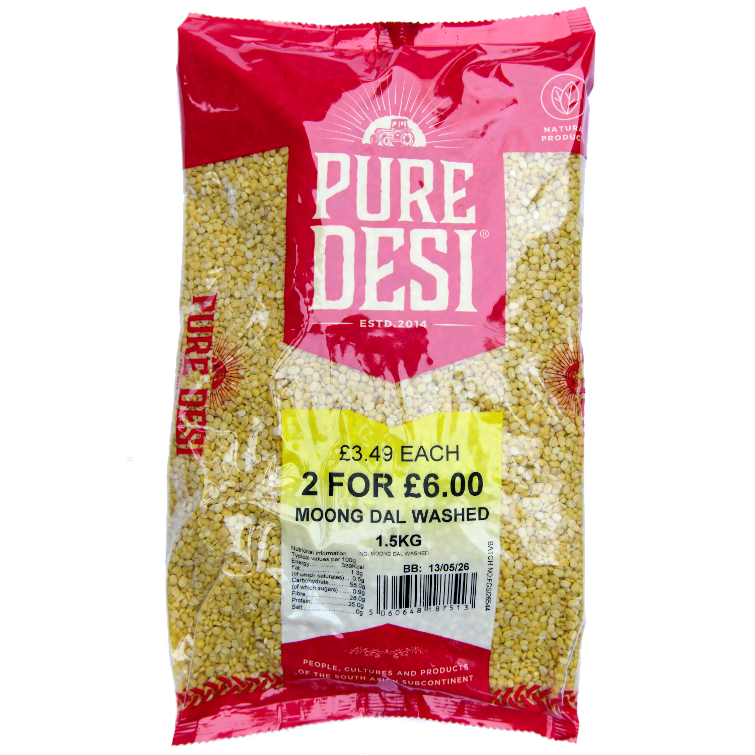 MOONGDALL WASHED – 10 X 1500 – RRP 2 FOR 6.00