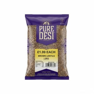BROWN LENTILS 10 X 1.5KG – 1.99 R26