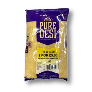 EXTRA COARSE SEMOLINA – 8 X 1500 – RRP 2 FOR 5.00
