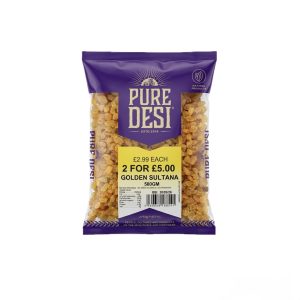 GOLDEN SULTANAS – 10 X 500 – RRP 2 for £5.00