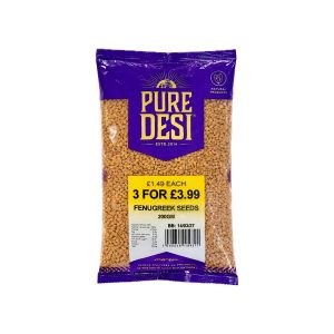 FENUGREEK SEEDS (METHI) – 15 X 200g – RRP 3 FOR £3.99