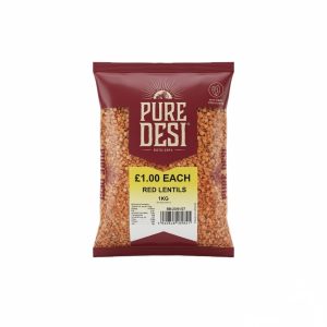 RED LENTILS – 12 x 1000 – RRP 1.00 R25