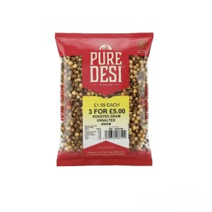 ROASTED GRAM UNSALTED – 10 X 400 – RRP 3 FOR 5.00
